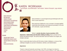 Tablet Screenshot of karenworkman.com.au